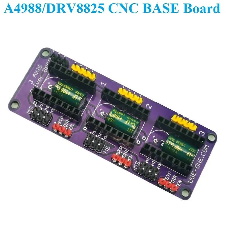 Tiny A4988 / DRV8825 Extension 3 Driver Base Board for NEMA17