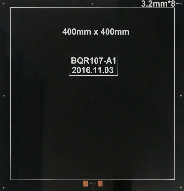 MK3 3D Printer Heated Bed, Aluminum 400x400mm, 12V/24V