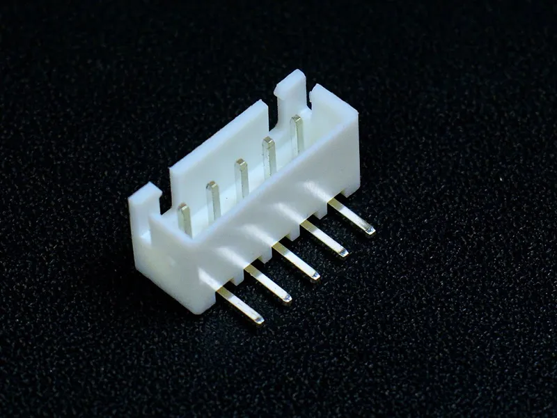 JST-Style 5-Pin 90° Male Header 2.54 mm