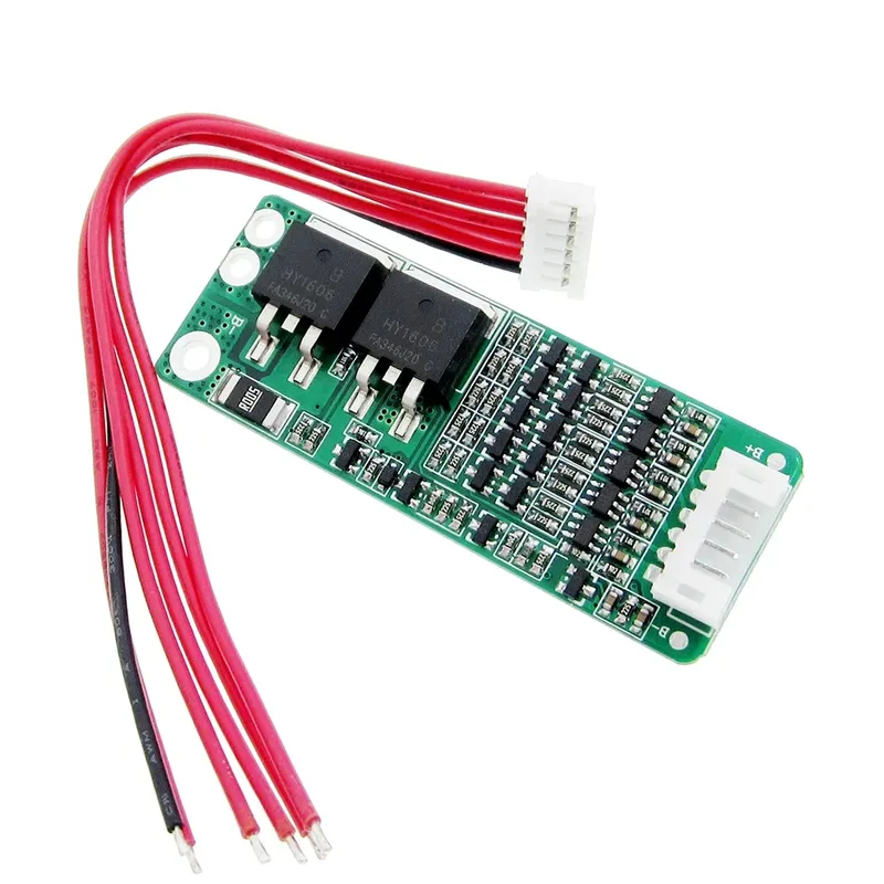5S 15A Li-ion BMS Protection Board for 18650 Packs, 21V
