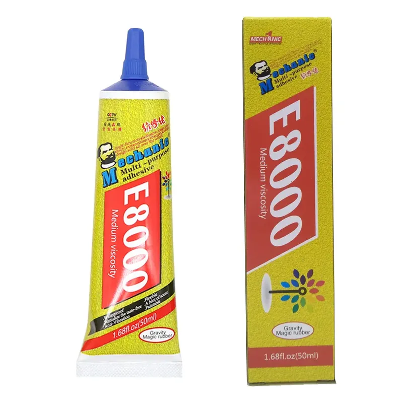MECHANIC E8000 Transparent Flexible Adhesive 50ml