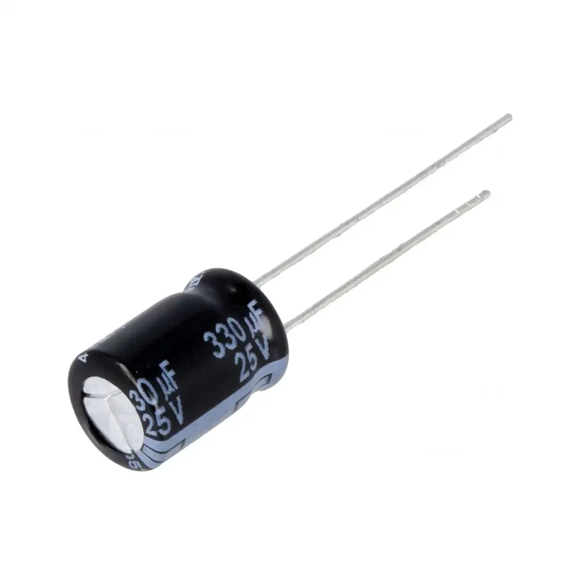 330µF 25V Radial Electrolytic Capacitor 8x12.5mm