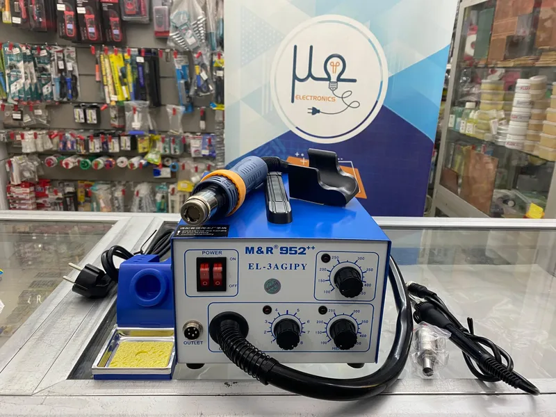 محطة لحام هواء ساخن وكاوية لحام M&R MR 952++