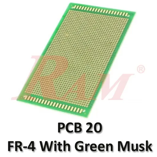 FR-4 Single-Sided Dot Hole Prototype PCB 15x9 cm