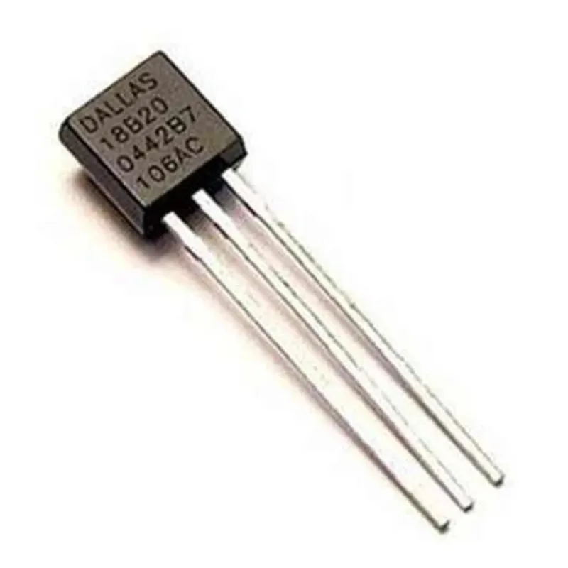 حساس حرارة رقمي DS18B20 بغلاف TO-92 وواجهة 1-Wire