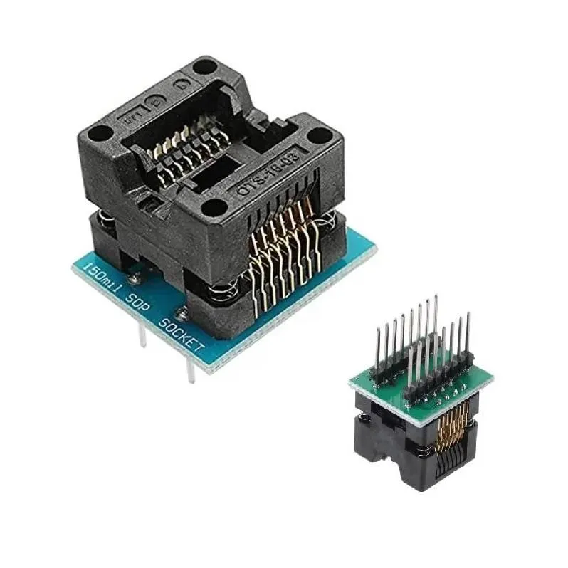 SOP16 150mil to DIP16 Narrow ZIF IC Test Socket Adapter