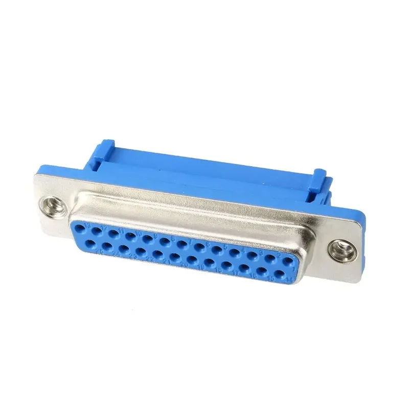 DB25 Female D-Sub IDC Adapter for Flat Ribbon Cable, 25-Pin