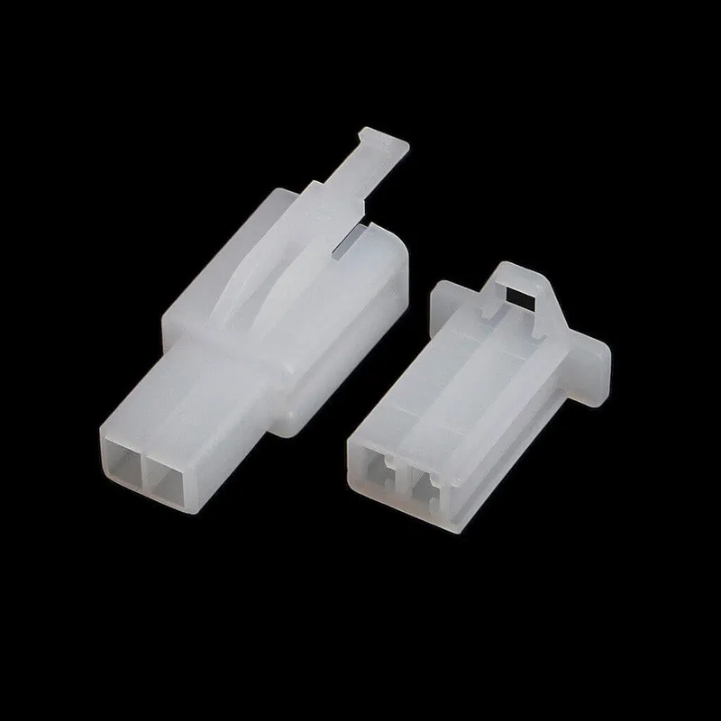 2-Pin 2.8mm Nylon Connector Housing Set (Male & Female)