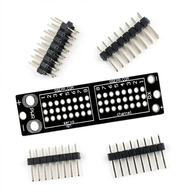 OSEPP LS-00078 Servo Power Board, 8-Channel, Unassembled