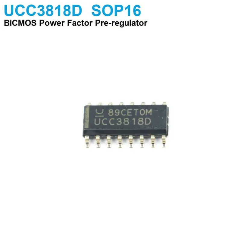 متحكم UCC3818D ‏SOP-16 لمصحح معامل القدرة (PFC)