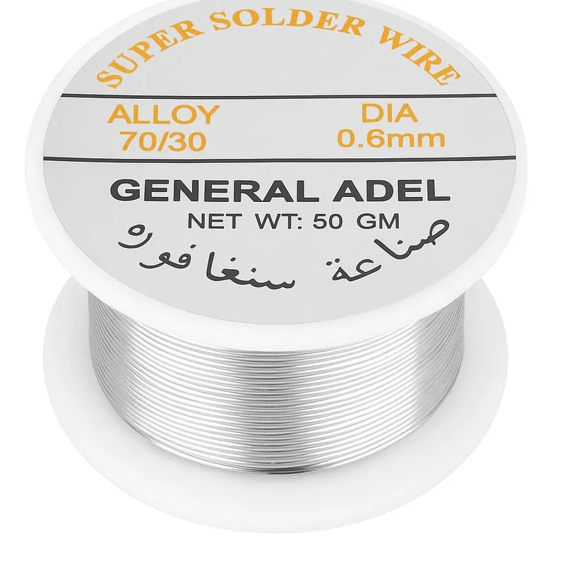 Solder Wire 0.6mm 70/30 Rosin Core 50g