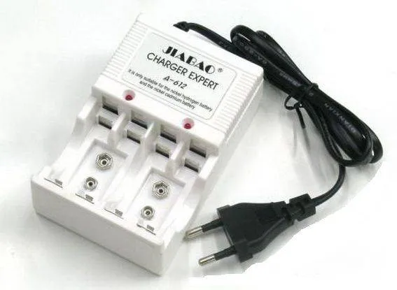 Digital Expert A-612 Charger for AA, AAA and 9V NiMH/NiCd Batteries