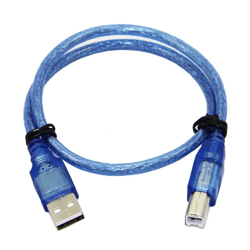 كابل USB من نوع A إلى B لـ Arduino UNO/MEGA بطول 100 سم