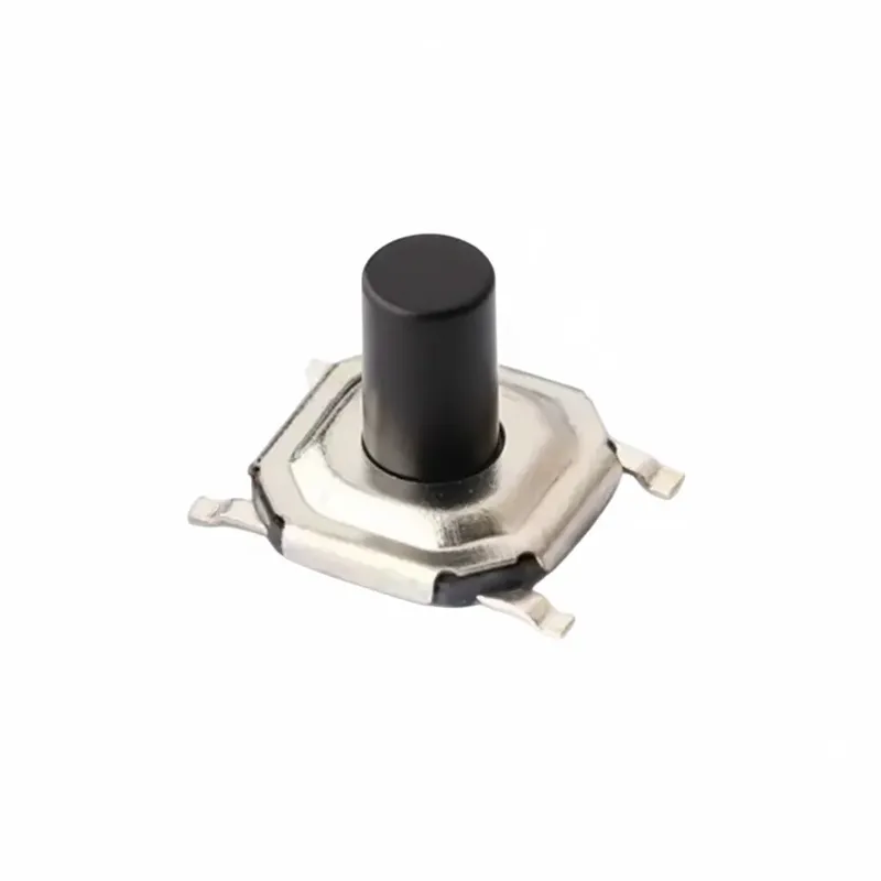 مفتاح لمسي SMD بمقاس 5.2×5.2×4.3 مم بأربعة أطراف 12V 0.05A
