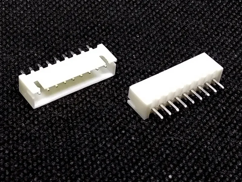 JST XH-9A 9-Pin 2.54mm Polarized Male Header on PCB