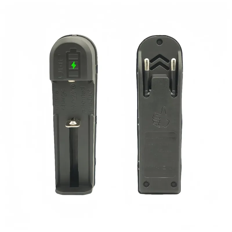 شاحن HD-13639 لخلية Li-ion واحدة لبطاريات 18650 و26650 و14500