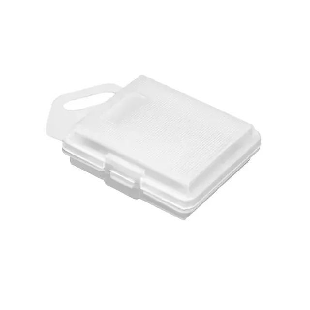 Transparent Protective Storage Case for 4 AA Batteries