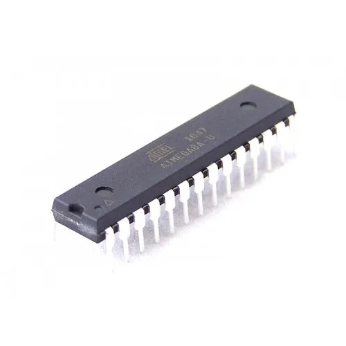متحكم دقيق ATmega8A-PU بثماني بتات من نوع AVR وغلاف PDIP-28
