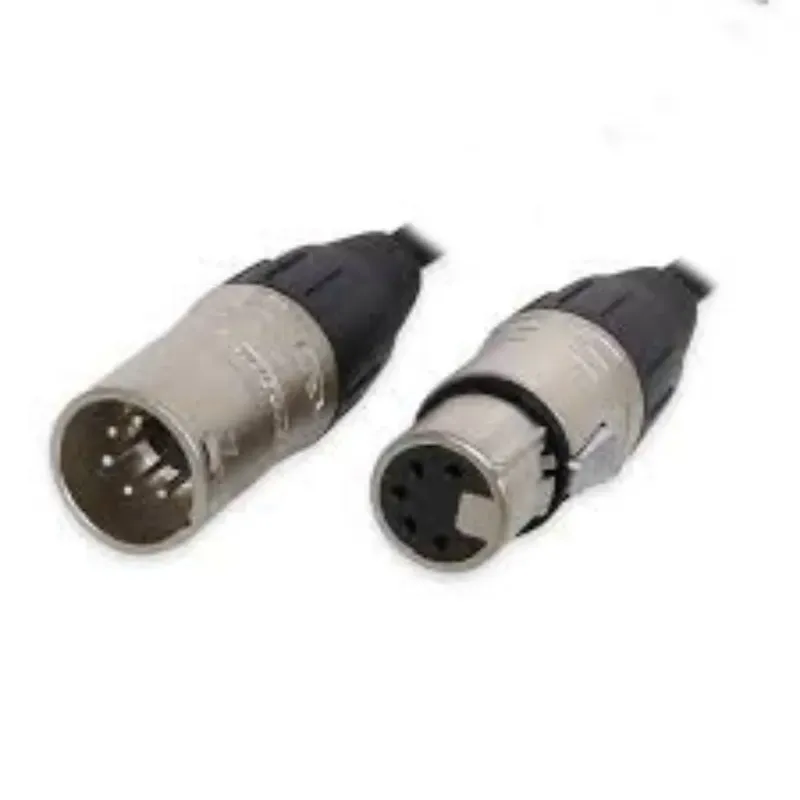 XLR Cable Connector 5-Pin for Wire (Male / Female)