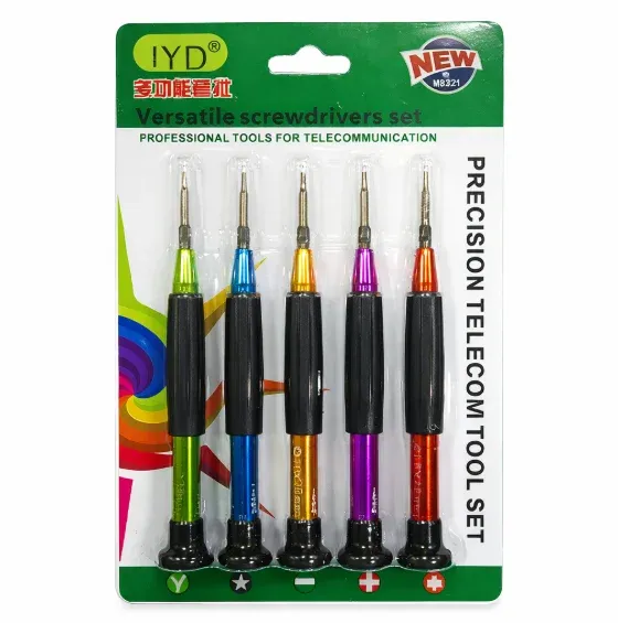 IYD M8222 5-Piece Precision Screwdriver Set