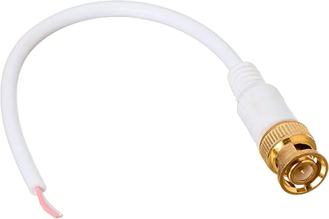 Wire BNC Male Connector for CCTV Camera