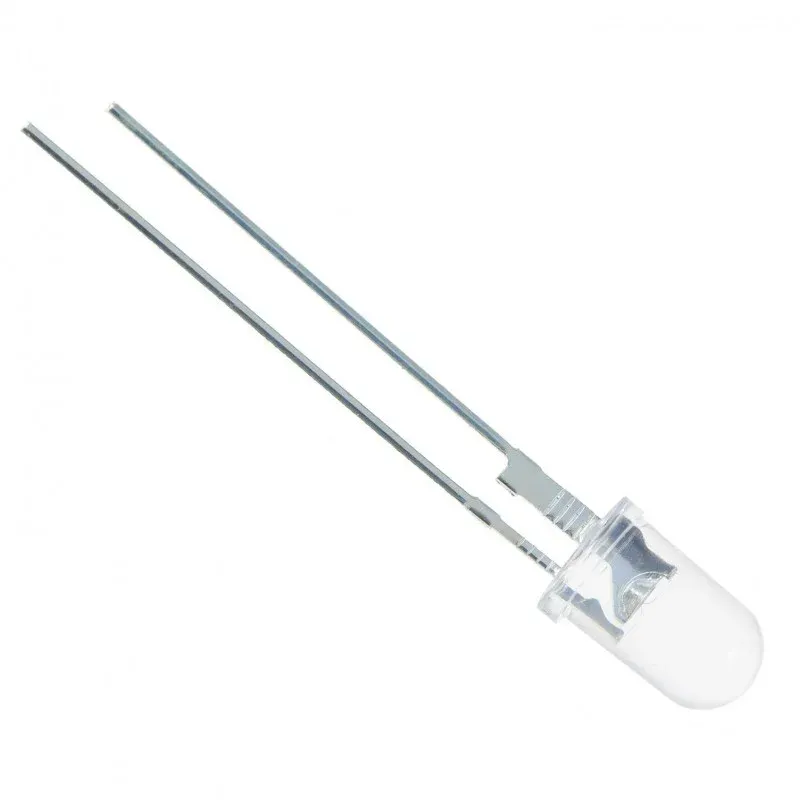 Yellow 5mm LED (585nm, 20mA Max, Diffused)