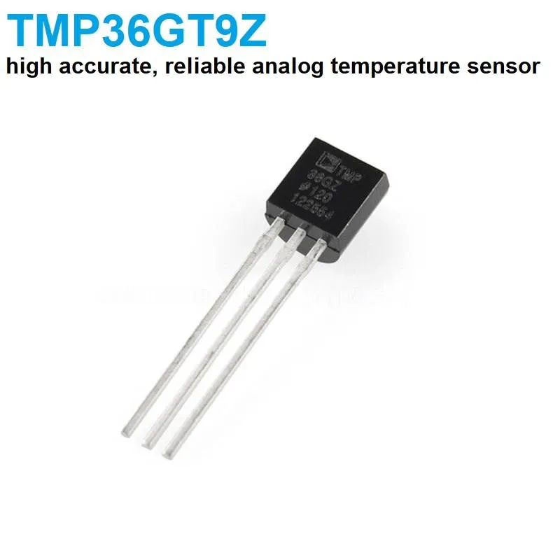 مستشعر حرارة تناظري TMP36GT9Z بغلاف TO-92