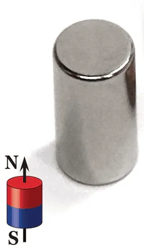 Neodymium NdFeB Magnet N50, 15 x 20 mm Cylindrical