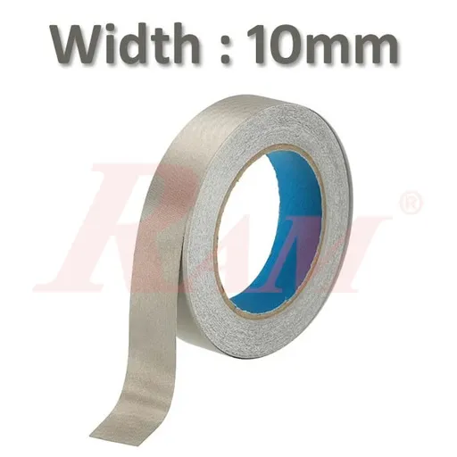 Conductive Fabric Adhesive Tape 10mm x 20M - EMI Shielding