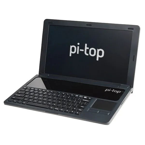 pi-top 13.3-inch Raspberry Pi Build-Your-Own Laptop, Gray EU Plug