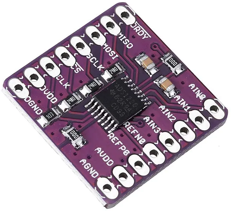 ADS1220 Breakout Board, 24-bit ADC (Texas Instruments)