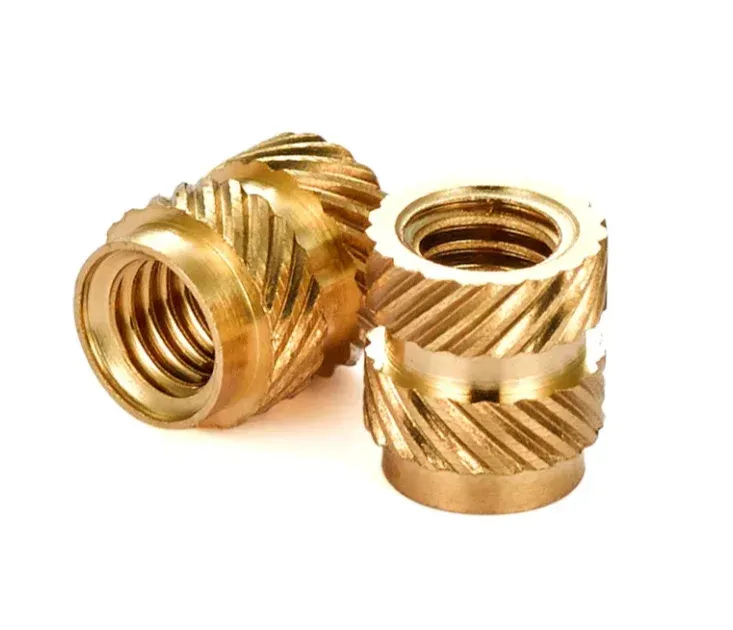 M3 Knurled Brass Heat-Set Threaded Insert Nut