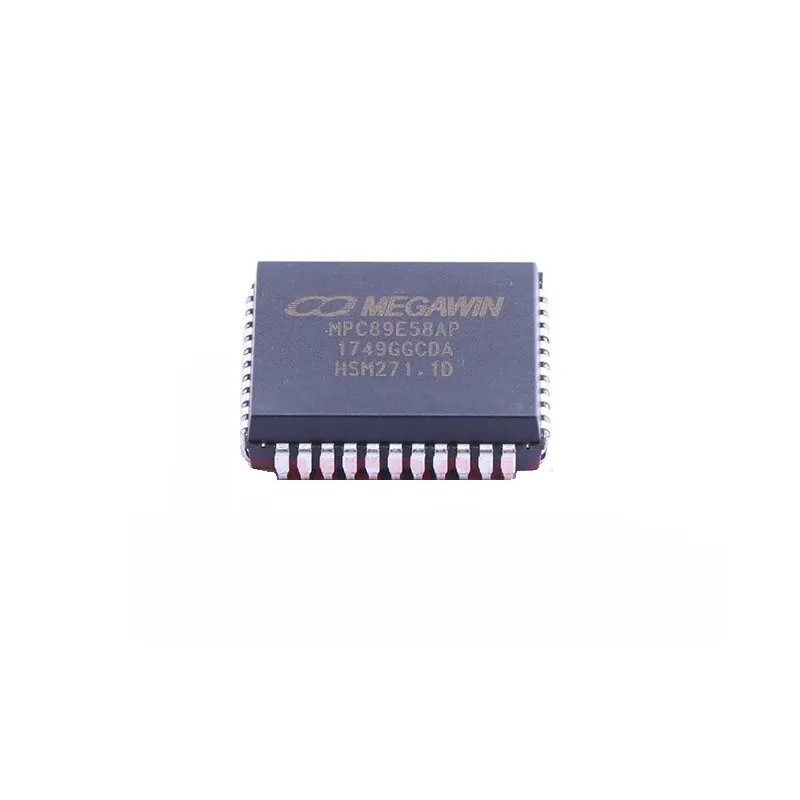 متحكم دقيق أحادي الشريحة 8 بت ‏MPC89E58AP‏ بغلاف PLCC-44