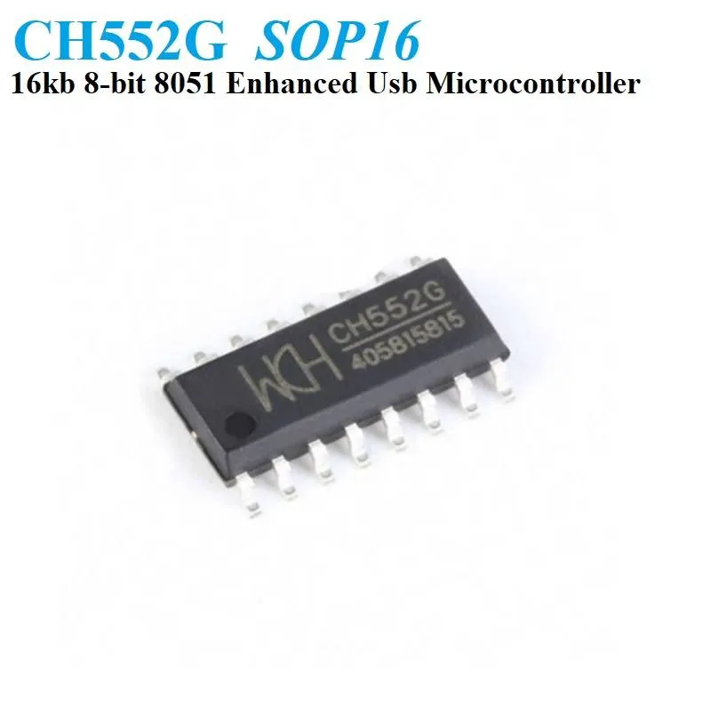 CH552G USB Microcontroller Board with 16KB ROM and DMA