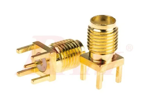 SMA Female Straight PCB Mount Connector 50 Ohm