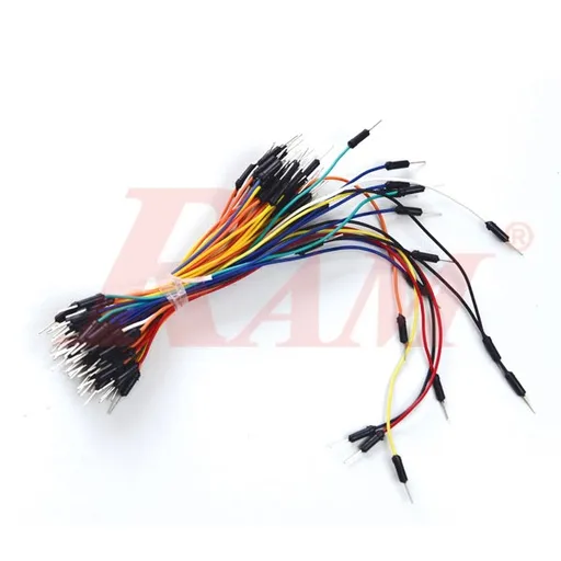 BB-J65 Pre-Trimmed Jumper Wires for Breadboard & Arduino (65 Wires)
