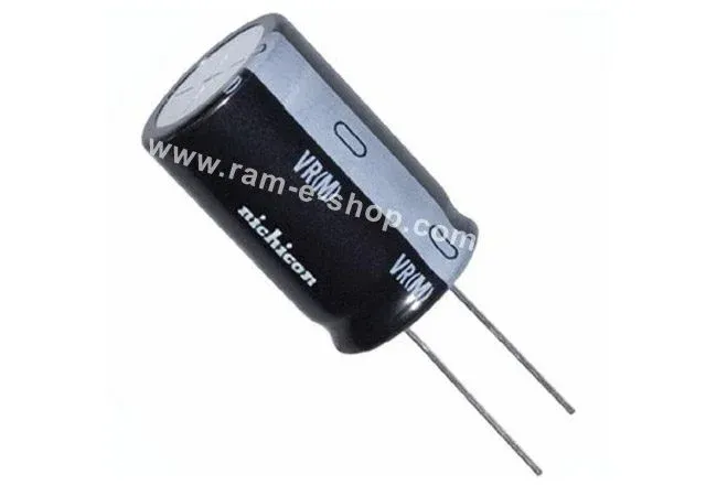 مكثف إلكتروليتي 100 µF 16V طرفي