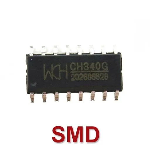 SMD CH340G USB to UART Bridge IC, SOP-16