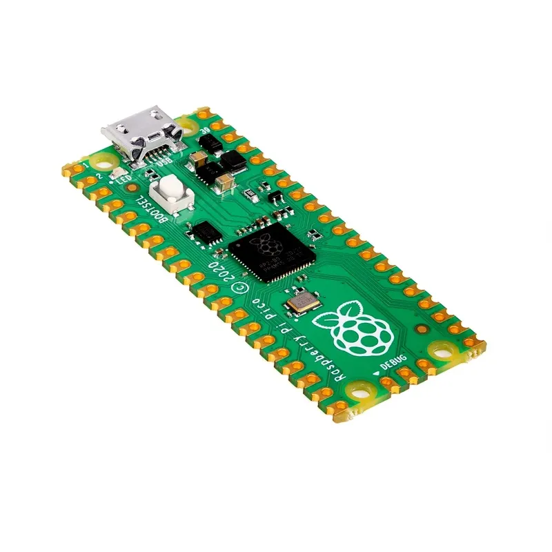 لوحة Raspberry Pi Pico بمعالج RP2040 بدون لحام الأطراف