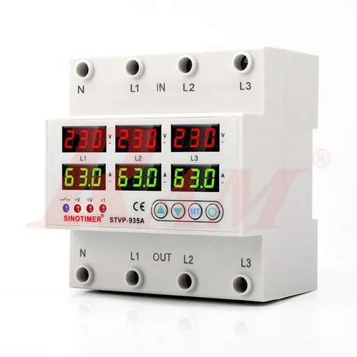 STVP935 3-Phase 63A Voltage and Current Protector