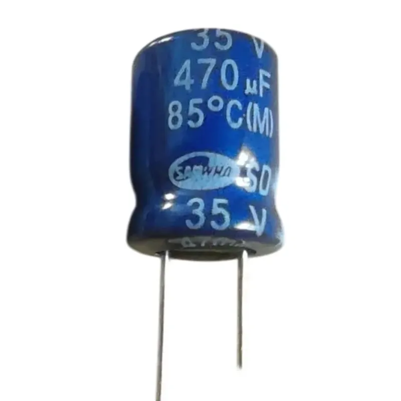 SAMWHA 470uF 35V Aluminum Electrolytic Capacitor 10x12mm