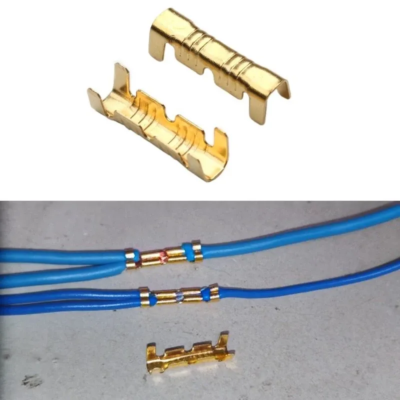 U-Shaped Gold Terminal Connector 453 (0.3-1.5 mm²)