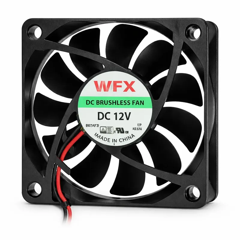 مروحة تبريد DC لا تحتوي على فرش من WFX مقاس 60 × 60 ملم بجهد 12 فولت