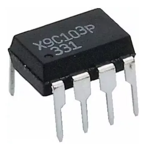X9C103P 10K Digital Potentiometer DIP-8 (Intersil)