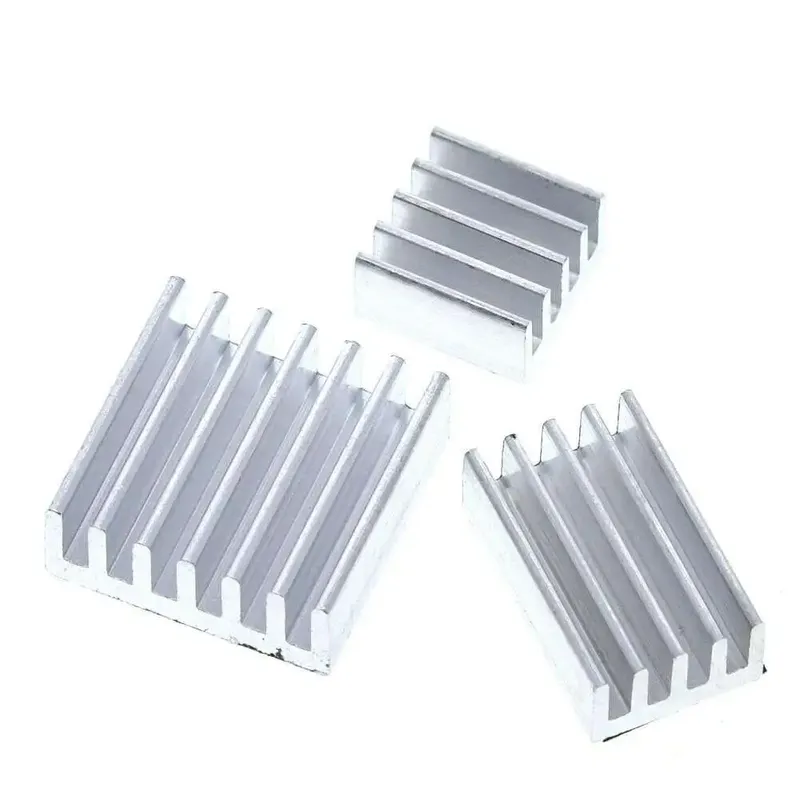 Raspberry Pi 4 Aluminum Heatsink Kit (3 pcs, Self-Adhesive)