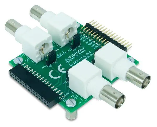 BNC Adapter Board for Analog Discovery Oscilloscope Channels