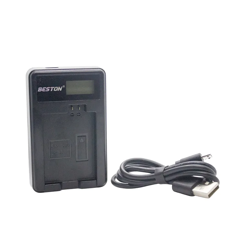Beston LP-E5 LCD Battery Charger for Canon with USB-C Port
