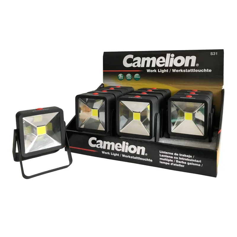 Camelion S31-4LR03D12 3W COB Magnetic Work Light 200lm