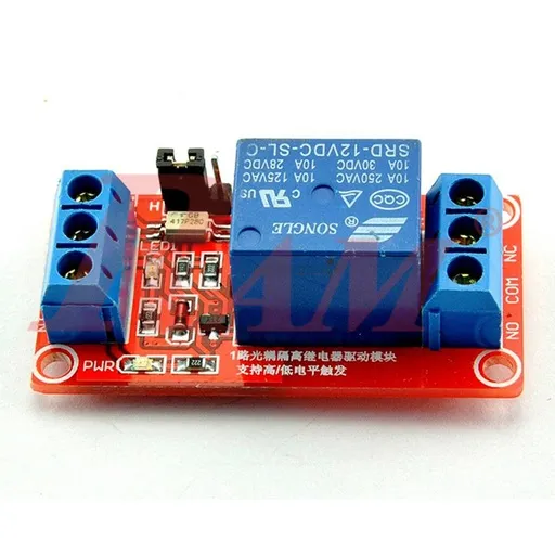5V 1-Channel Relay Module, High/Low Level Trigger