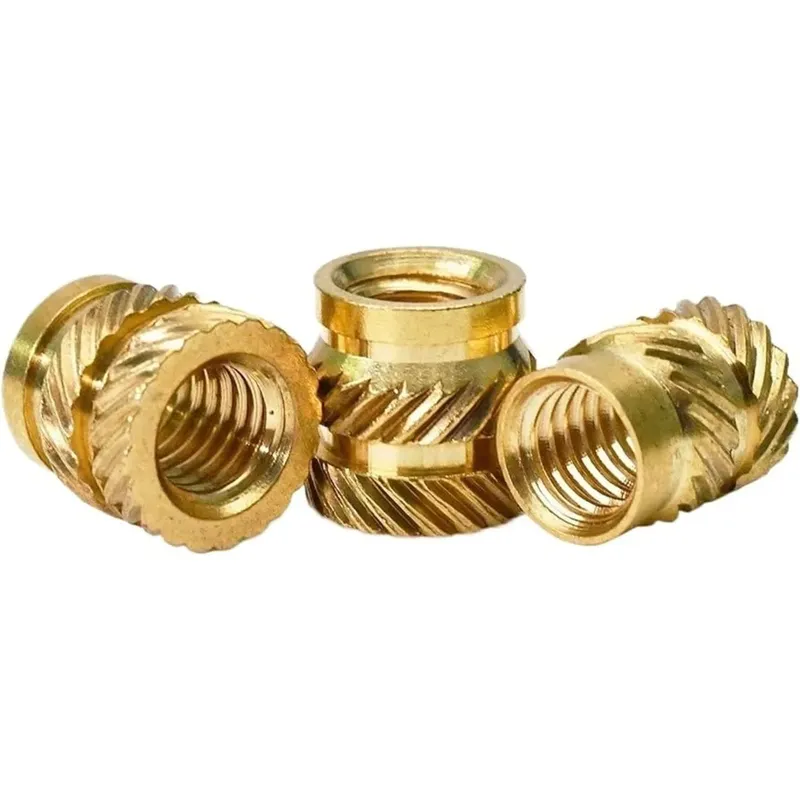 C3604 Brass Hot Melt Insert, Knurled Nut M3x5x4mm (5 pcs)